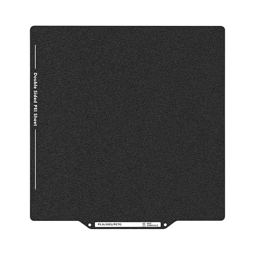 Upgraded Neptune 4 Double Sided PEI Build Plate, 3D Printer Black Textured PEI Platform for Elegoo Neptune 3/Pro, Neptune 4/Pro 235x235mm
