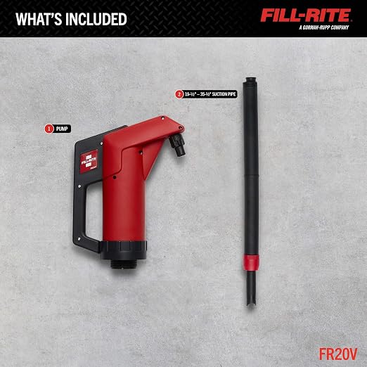 Fill-Rite FR20V Lever Operated Fuel & Oil Transfer Hand Pump