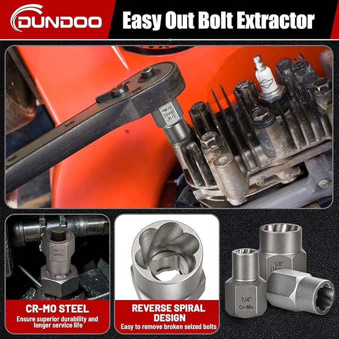30PCS Screw Extractor Set & Bolt Extractor Set, Left Hand Drill Bit Set, Easy Out Extractor Set，Stripped Bolt Remover Tools，Cobalt HSS Steel Kit for Damaged, Rounded-Off Bolts, Screws, Nuts, Studs