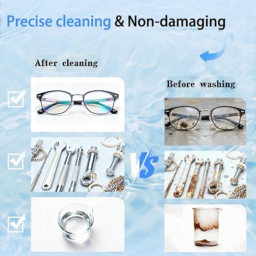 6L Ultrasonic Parts Cleaner with Heater and Digital Timer, 40kHz 180W Professional Ultrasonic Cleaner Machine with Drain Valve for Carburetors, Fuel Injectors, Auto Parts, Tools and Jewelry