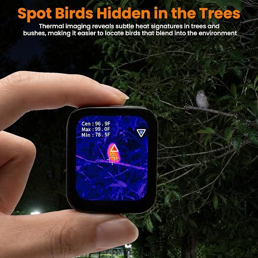 Mini Thermal Camera with Touchscreen, No App Required Small Infrared Imager for Home Inspection, 80×60 IR Resolution Infrared Camera for Detect Hidden Camera, Water Leak Detection