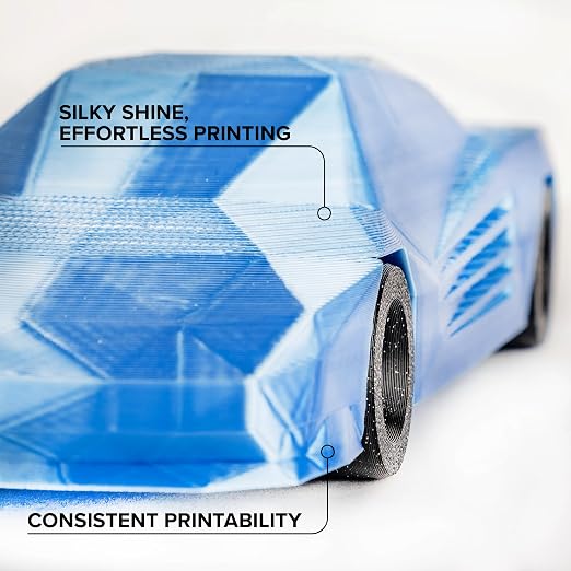 Polymaker Panchroma Dual Silk PLA Filament 1.75mm, 1kg, Caribbean Sea | Neatly Wound, High-Gloss Finish PLA(Blue-Green), Easy Print & Smooth Feeding, Compatible with Bambu Lab & Most 3D Printers