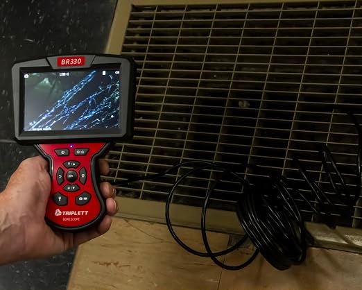 Triplett BR330 High Definition Auto Focus Borescope with Waterproof and Dustproof (IP67) 9mm Inspection Camera