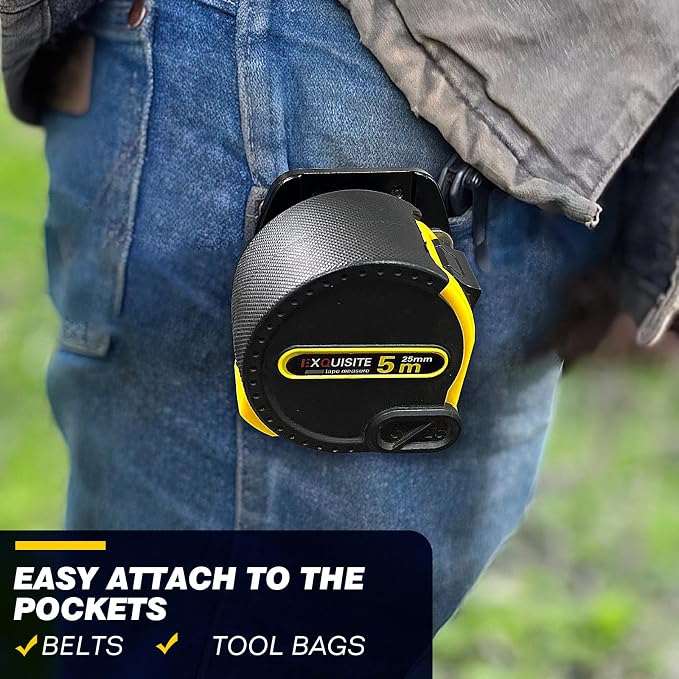 Magnetic Tool Holder for Belt, Strong Magnet Tool Clip for Men, for Dad, Heavy Duty Magnetic Belt Clip Holds Hammers, Screws, Nails, Screwdrivers, Wrenches, Cool Gadgets for Men