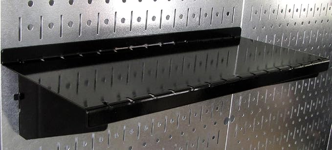 Wall Control KT-400-WRK B Slotted Tool Board Workstation Accessory Kit for Wall Control Pegboard Only, Black