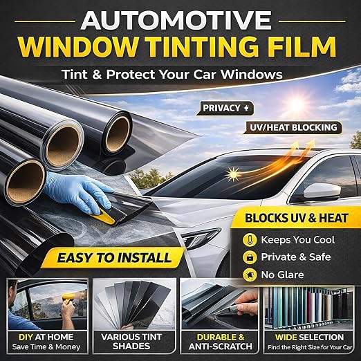 Labs Tint Meter Works on Side Windows, Digital Tint Solar Film Car Transmission Meter with Automatic Calibration, 3-in-1 Solar Film Meter VL UV IR Detection, for Automotive Window Tint Shop Stay Legal