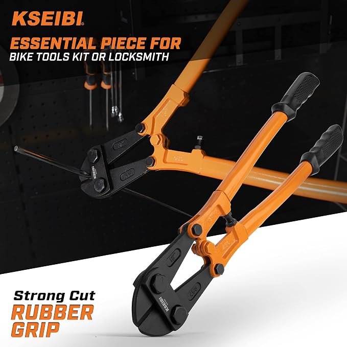 KSEIBI 141595 Bolt Lock Cutter Hand Jaws Blades Chain Wire Fence Cable Rebar Wire (36 Inch-900MM)