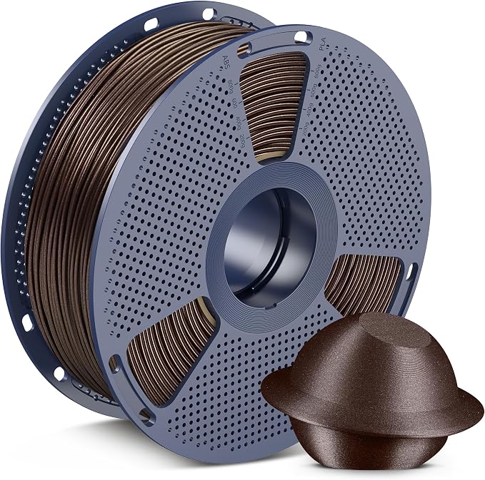 SUNLU Galaxy PLA 3D Printer Filament, Sparkling and Dazzling PLA Filament 1.75mm, Neatly Wound 3D Filament, Colorful Black, Dimensional Accuracy +/-0.02mm, 1KG Spool.(PLA Galaxy Star Brown)