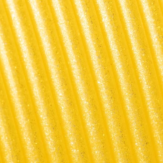 Polymaker Panchroma Celestial PLA Filament 1.75mm for 3D Printer, Yellow | Neatly Wound Glitter PLA for Easy Print & Smooth Feeding, Compatible with Bambu Lab & Most 3D Printers