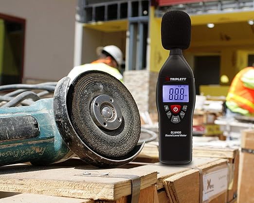 Triplett SLM400 Decibel Sound Level Meter with Certificate of Traceability to NIST, 35 to 130dB