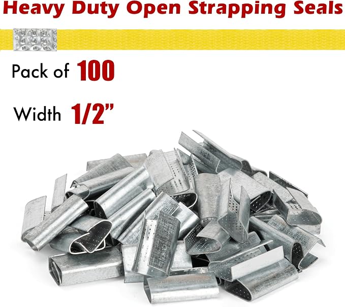 Poly Strapping Tensioner & Cutter Manual Banding Tools Windlass for 1/2" -3/4" Width Polyester Polyproplyn Strap Kit
