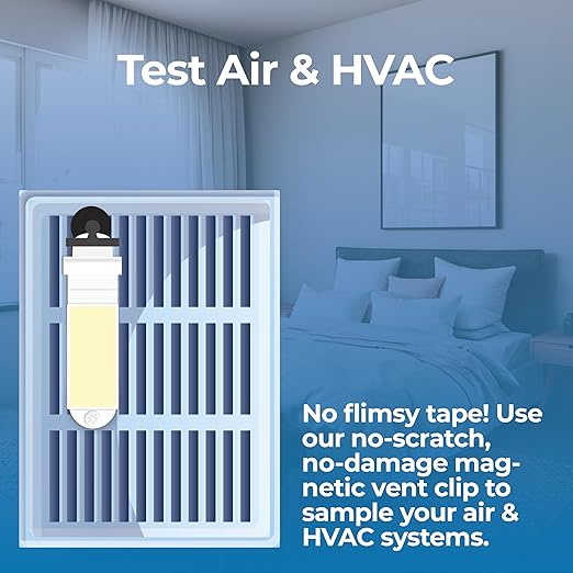 Mold Screening & Indoor Air Quality Test for Home by Detekt (20pc) - Simple Mold Detection Tests - HVAC, Surfaces, & Air Quality - DIY Kits Includes Species Identification Guide & Free Consultation