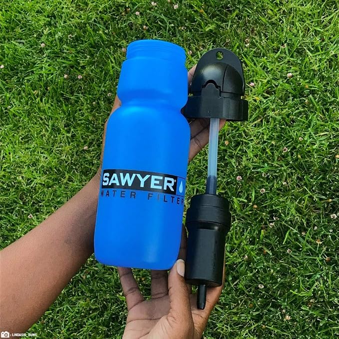 Sawyer Products SP140 Personal Water Bottle Filter, 34-Ounce,Blue