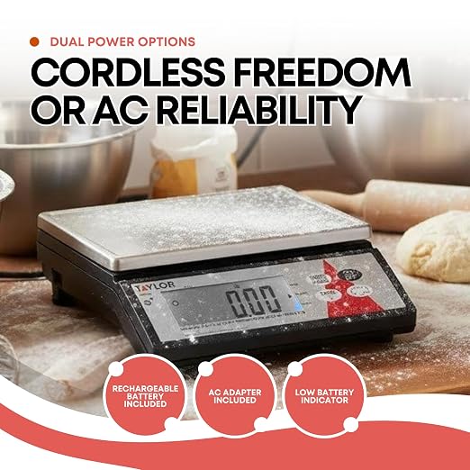 Taylor Precision TE10R Digital 10 Lb. Portion Scale with S/S Platform