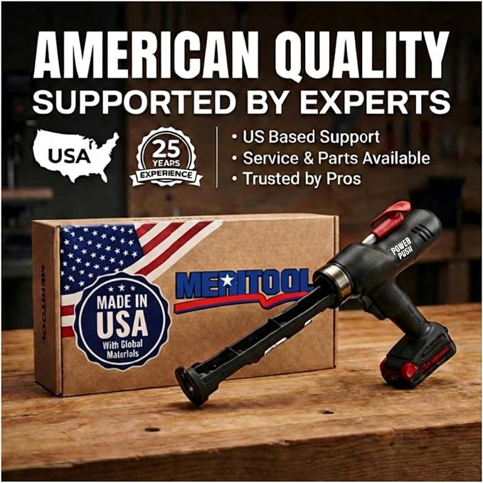 5026 Series Cordless Caulking Gun – 20V Lithium Battery Powered Electric 10oz Cartridge Dispenser, Lightweight 5.2 lbs, 850 lb Thrust, No-Drip Sealant & Adhesive Applicator
