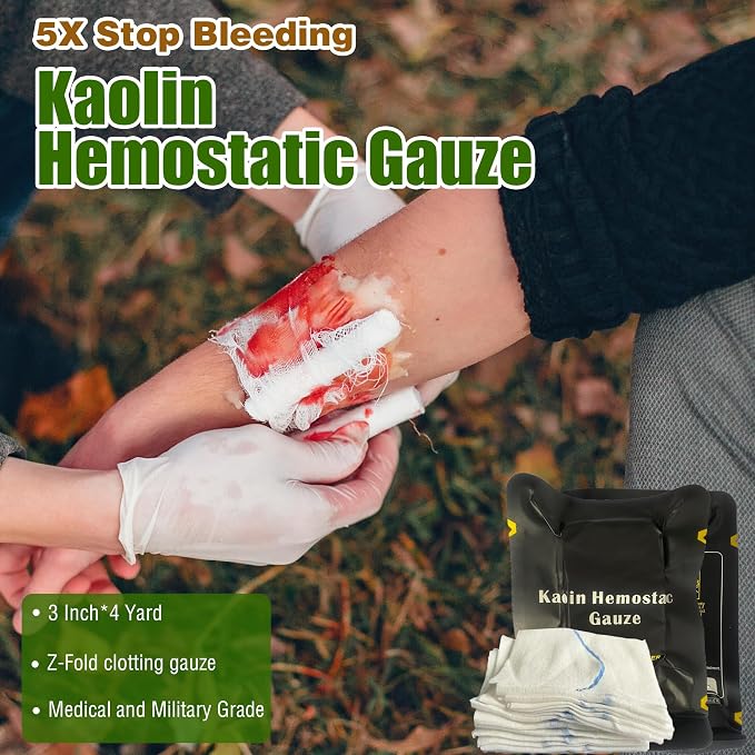 Premium IFAK Trauma Kits, First Aid Kits with Tourniquet, 36" Splint, Israeli-Bandage,Survival Emergency Prepare Equipment Bag for Home, Outdoor, Heavy-Duty Workspace, School, Car