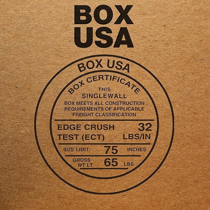 Box USA 24" x 24" 5-Pack - Large Card Board Sheets for Packaging, Layer Separation, Shipping, Mailing, Packing, and Protecting Products from Forklift Damage