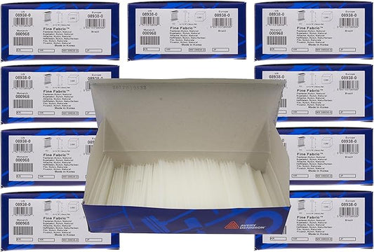 ¾ Fine Plastic Tag Fasteners – for Industrial & Retail Tag Attaching – .75 Inch Natural Color Polypropylene (Plastic) Fasteners – Works with Swiftach Fine Guns & Other Tagging Tools