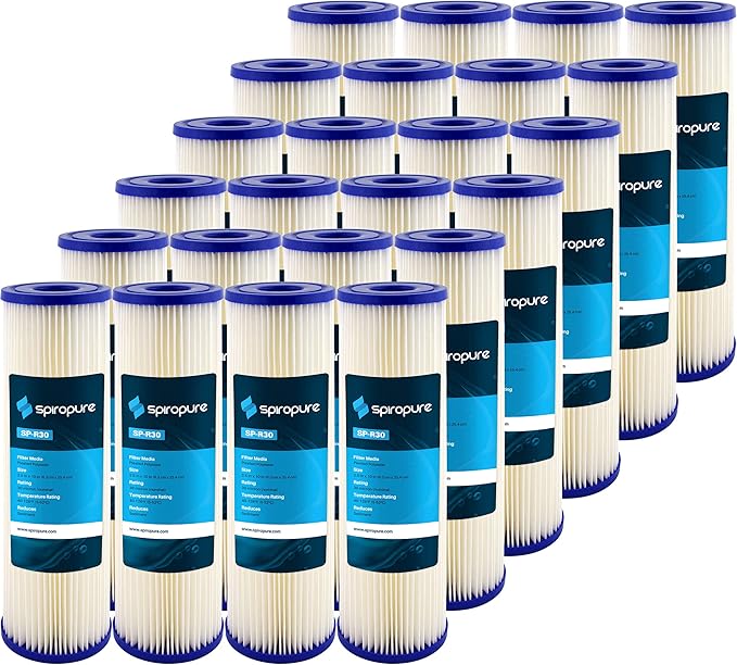 SpiroPure 10x2.5 30 Micron Sediment Water Filter SPC-25-1030 R30 (24 Pack)