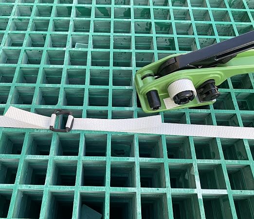 Heavy Duty 2500Lbs Break Strength 3/4" x 330' Woven Cord Banding Strapping Kit and 100 Strapping Buckles