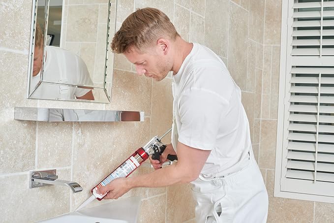 Tajima CNV100SP Convoy Super 12" Caulk Gun, Black/Red