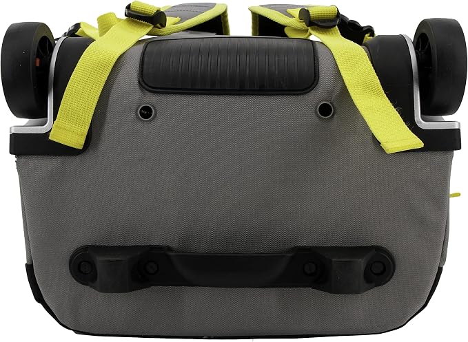 J World Lunar Rolling Backpack. Laptop Bag With Wheels. Wheeled Carry-On Travel Luggage, Grey, 19.5 x 13 x 8 Inches
