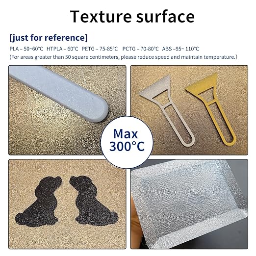 3D Printer 120x120mm Voron 0.1 0.2 PEI Sheet Spring Steel Build Plate,【Double Sided Textured Flex PEI Sheet】with Magnetic Sticker (4.7x4.7 inch) for Voron 0 V0 3D Printer.
