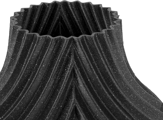 Prusament Premium PLA Prusa Galaxy Black 1.75mm 2kg Filament | PLA filament with ±0.02 mm precision, low warping, and reliable, tangle-free printing for beginners and professionals.