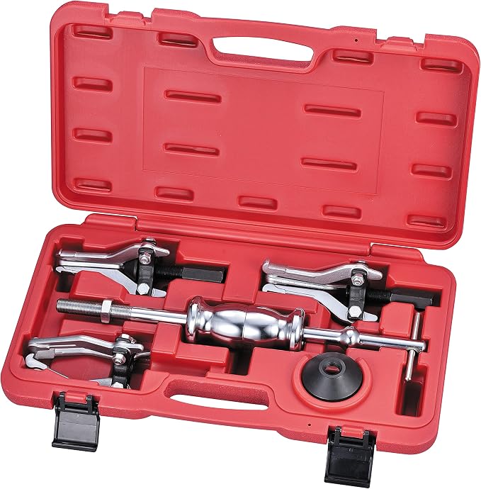 3 Jaw Gear/Bearing Slide Hammer Puller Set, Internal & External Puller
