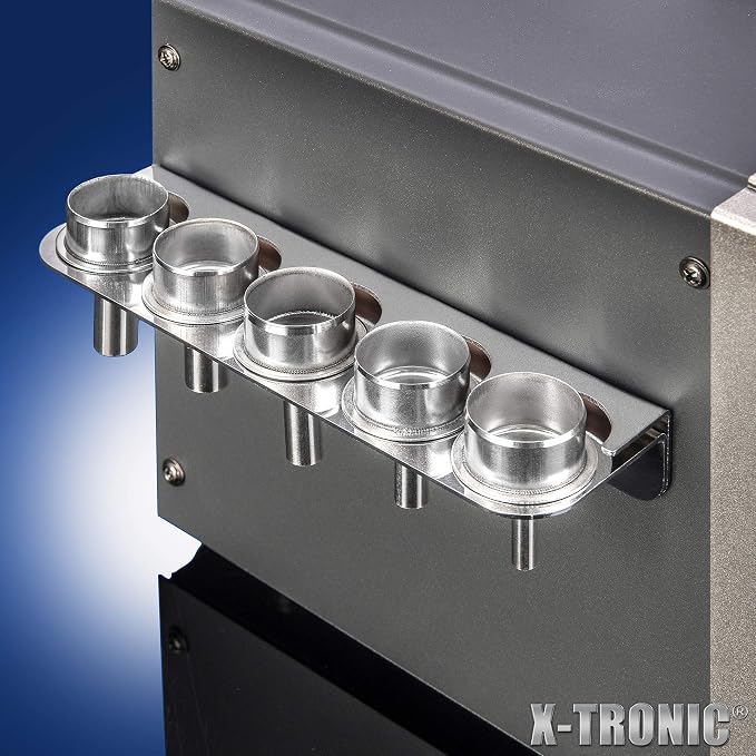 X-Tronic 4020-PRO-X • Hot Air Rework Station • 1000 Watt • Brushless DC Vortex Blower • Quick Change Nozzle Holder • 4 Presets • Temp Calibration, C/F, Auto Cool Down • 3 Straight/2 Spiral Nozzles!