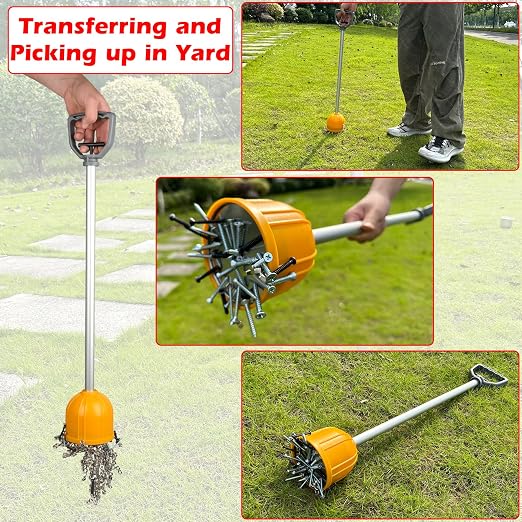 MUTUACTOR Strong Lifting Magnet with Handle,Quick Release Magnet Pickup Tools for Bulk Parts,Large Rare Earth Magnets Hand Tools for Transferring and Picking Up Nails Screws Nuts and Metal Objects