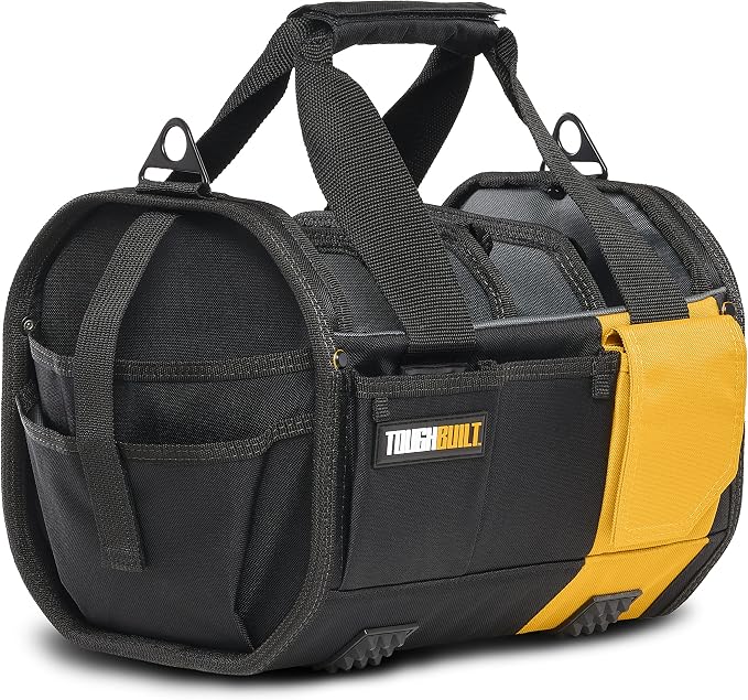 ToughBuilt - 12" Modular Tool Tote with Compact Jobsite Organization, Portable Lightweight Design, and Versatile Tool Storage (TB-81-12)