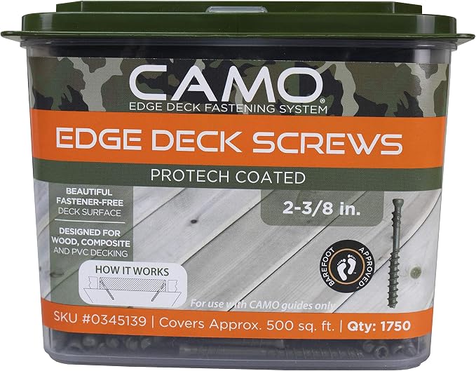 CAMO Edge Deck Screws 2-3/8" ProTech (1750 ct)