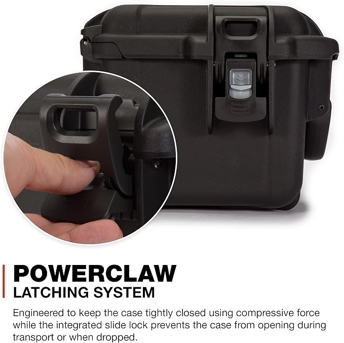 NANUK 908 Waterproof Hard Case with Foam Insert - Black