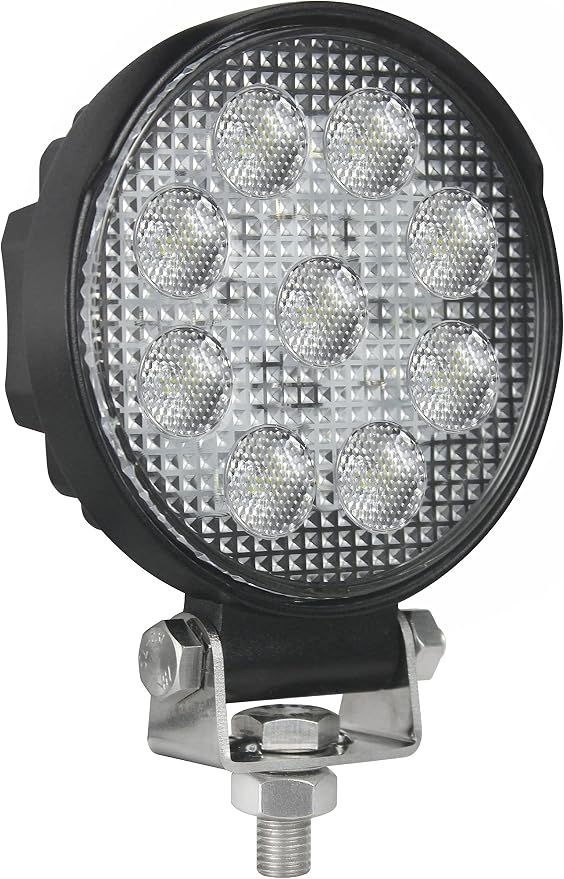 HELLA 357101002 ValueFit 5 Round 1.0 LED Close Range Worklight, Black