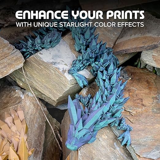 Polymaker Panchroma Starlight PLA Filament 1.75mm for 3D Printing, Comet | Neatly Wound, Starry Sky PLA 1kg, Easy Print & Smooth Feeding, Compatible with Bambu Lab & Most 3D Printers