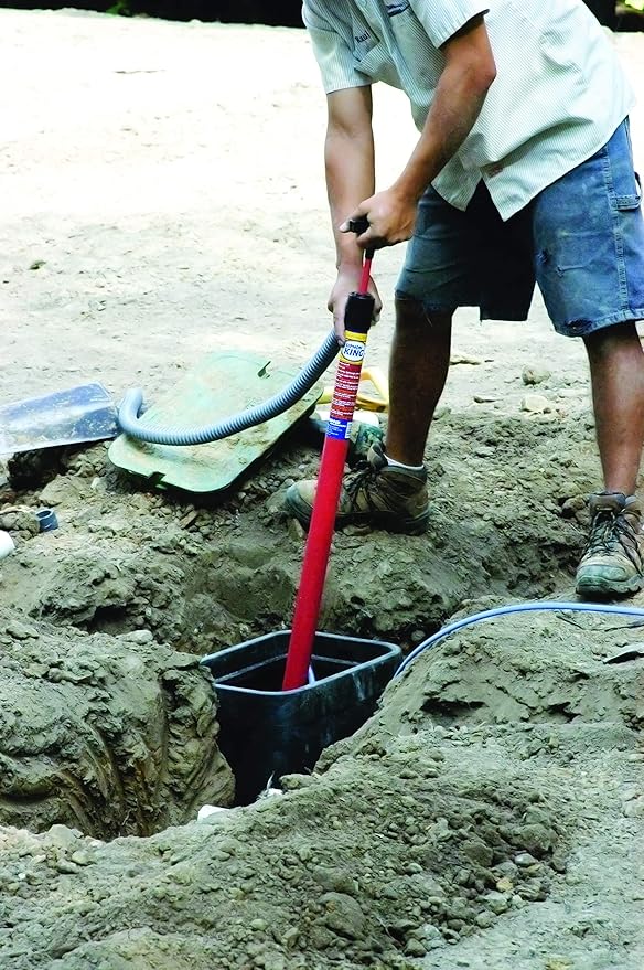 nVent KING INNOVATION 48024 Siphon King 24 in. Utility Hand Pump with 36 in. Hose, Manual Utility Water Transfer Pump for Drainage, Irrigation & Liquid Removal (Formerly: King Innovation)