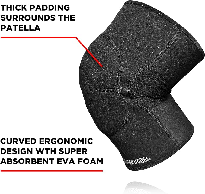 187 Killer Pads Knee Gasket, Low Profile Knee Protection for Skateboarding and Other Action Sports