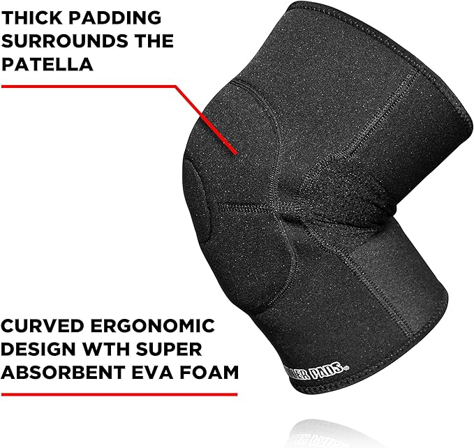 187 Killer Pads Knee Gasket, Low Profile Knee Protection for Skateboarding and Other Action Sports