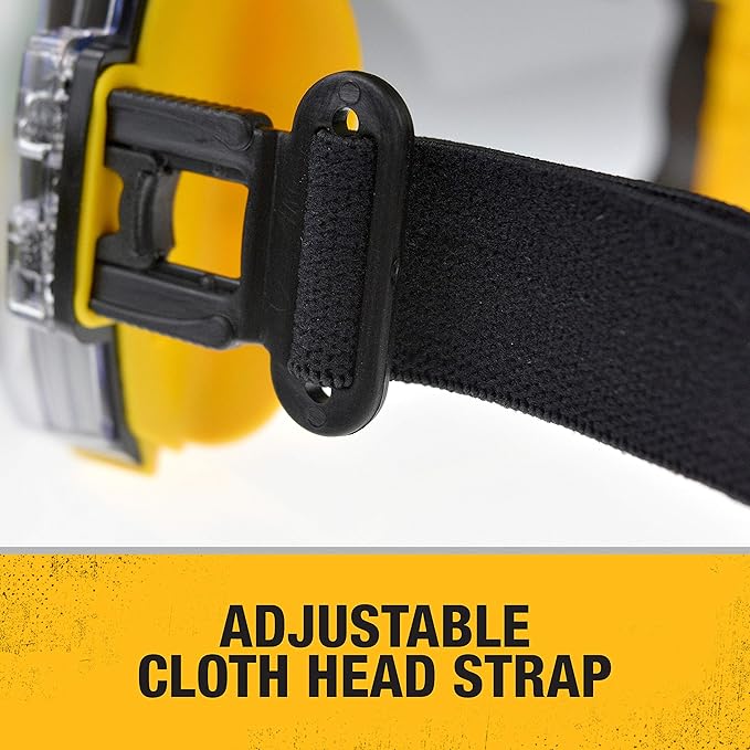 Dewalt DPG82 Concealer Anti-Fog Dual Mold Safety Goggle - 1 Pair