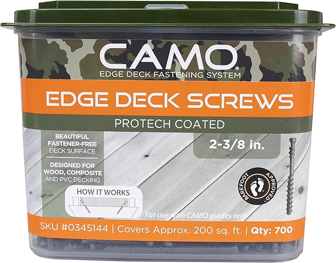 CAMO Edge Deck Screws 2-3/8" ProTech (700 ct)