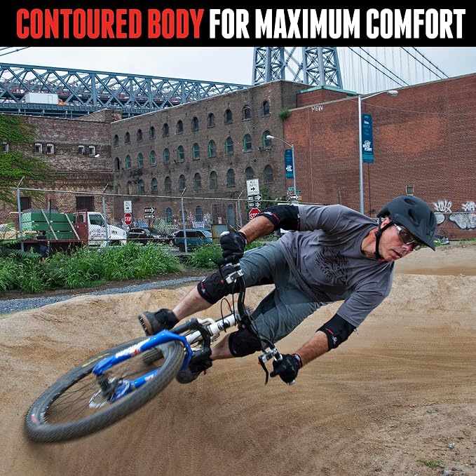 Triple Eight ExoSkin Knee Pads – Lightweight, Abrasion-Resistant Knee Protection for Mountain Biking, BMX, and Skateboarding
