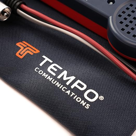 TEMPO 200EP-G Professional Wire Tracer Probe with Headset Jack, Flashlight, LED, Conductive Tip, Wire Toner & Cable Tracer