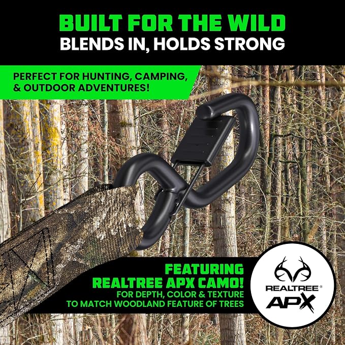 Rhino USA x Realtree Retractable Ratchet Straps (4PK) 1"x 9' (1,209lb Break Strength)- Heavy Duty Auto Self Retracting Tie Down Straps for Truck, Cargo Trailer, Motorcycle, ATV, UTV- Realtree APX Camo