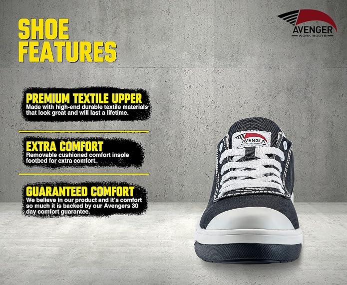 Avenger Work Boots Mens Low Top