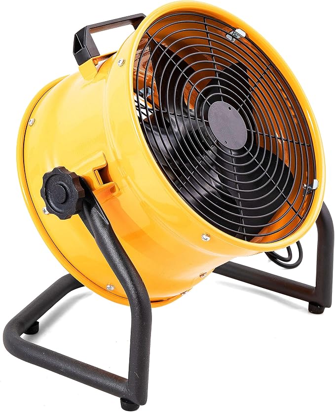 MOUNTO 1/2HP 3000CFM 12" Portable Axial Blower Exhaust Fan Confined Space Blower