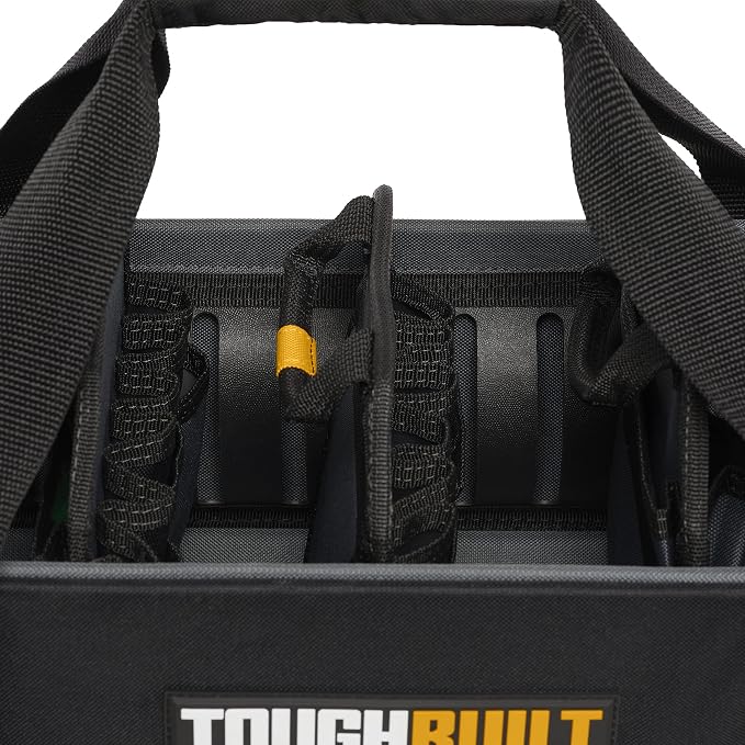 ToughBuilt – 30" Modular Tote Tool Bag, 68 Pockets & Loops, Removable Soft Boxes & Dividers for Electrical, Maintenance & Jobsite Tool Organization (TB-81-30)