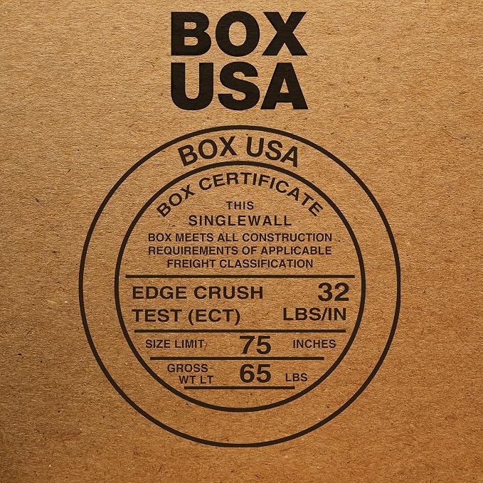 BOX USA 13 x 10 x 4 Corrugated Cardboard Boxes, Flat 13"L x 10"W x 4"H, Pack of 25 | Shipping, Packaging, Moving, Storage Box for Home or Business, Strong Wholesale Bulk Boxes