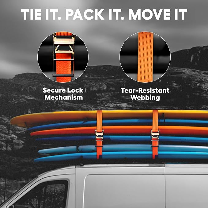Endless Ratchet 30 ft x 4 inch Tie Down Strap – Heavy Duty Cargo Strap 22000 Lbs for Trucks and Trailers