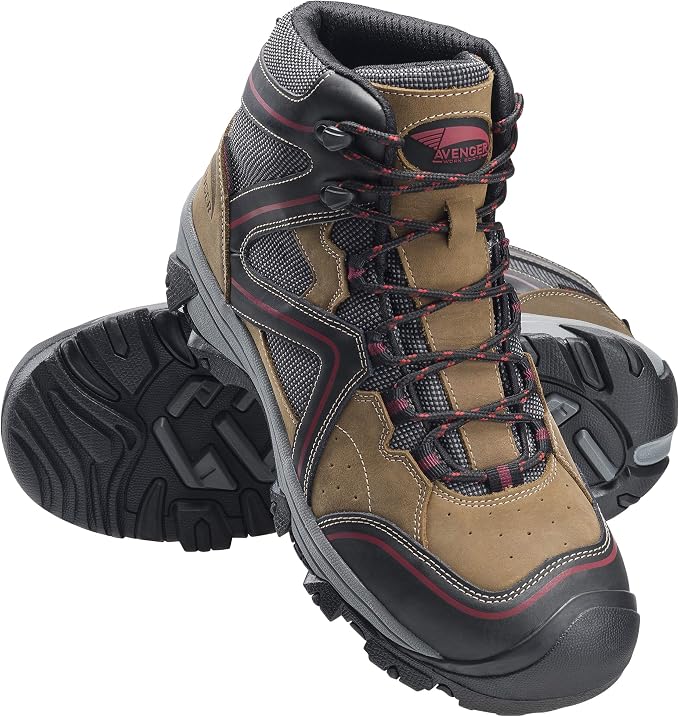 FSI FOOTWEAR SPECIALTIES INTERNATIONAL Men's 7711 Crosscut 6" Steel Toe Puncture Resistant Work Boots